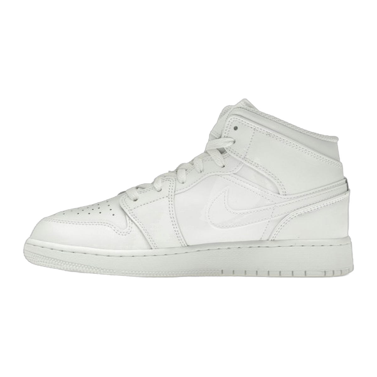 Jordan 1 Mid Triple White (2023) (GS) — kolab