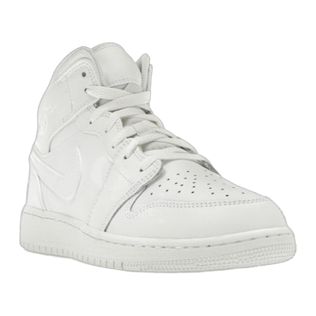 Jordan 1 Mid Triple White (2023) (GS) — kolab