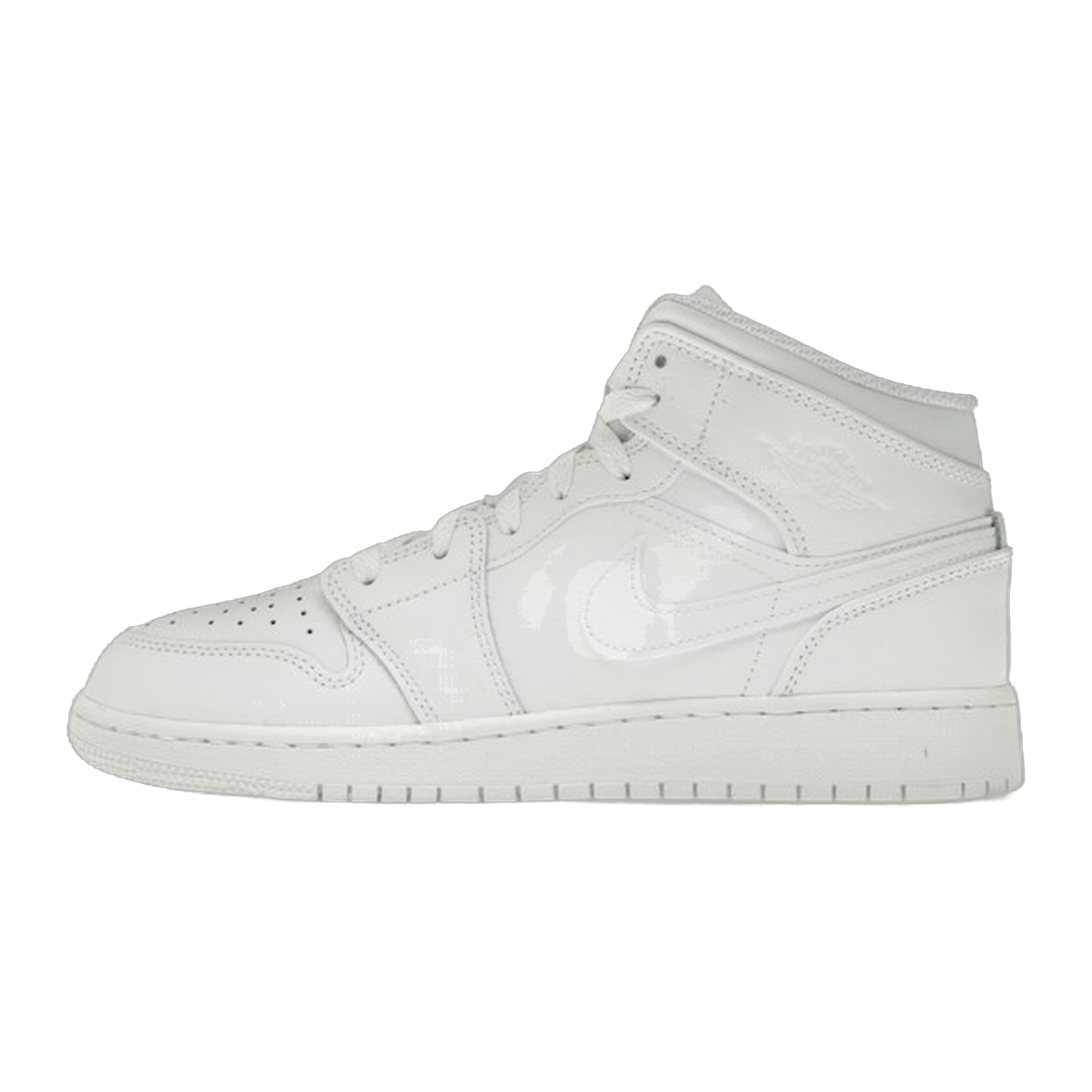 Jordan 1 Mid Triple White (2023) (GS) — kolab
