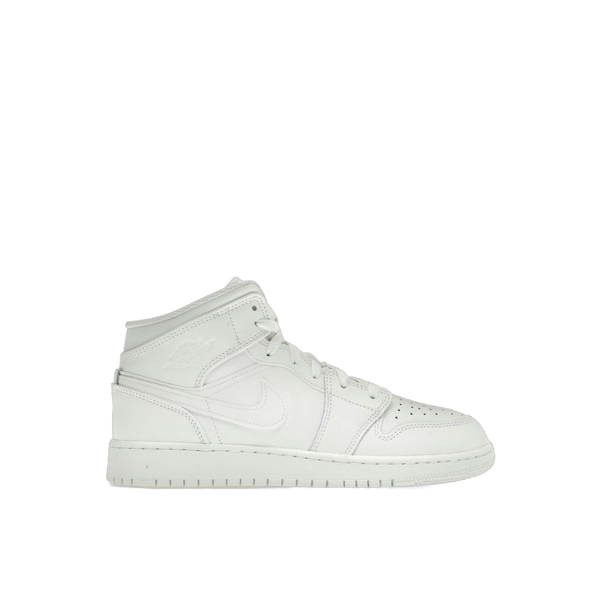 Jordan 1 Mid Triple White (2023) (GS) — kolab