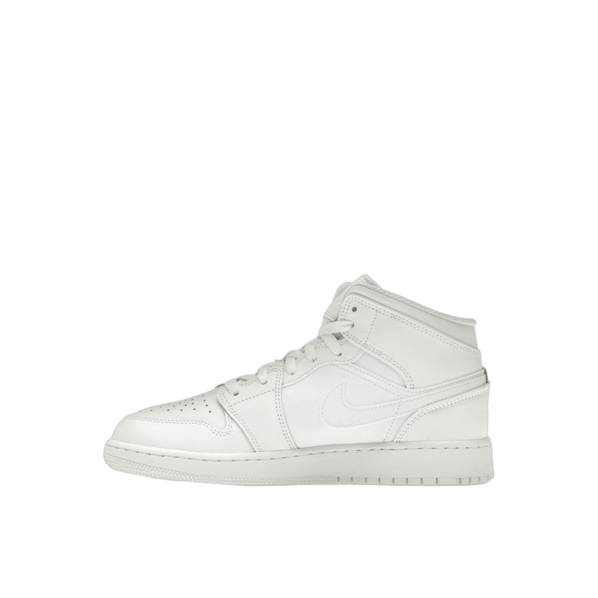 Jordan 1 Mid Triple White (2023) (GS) — kolab