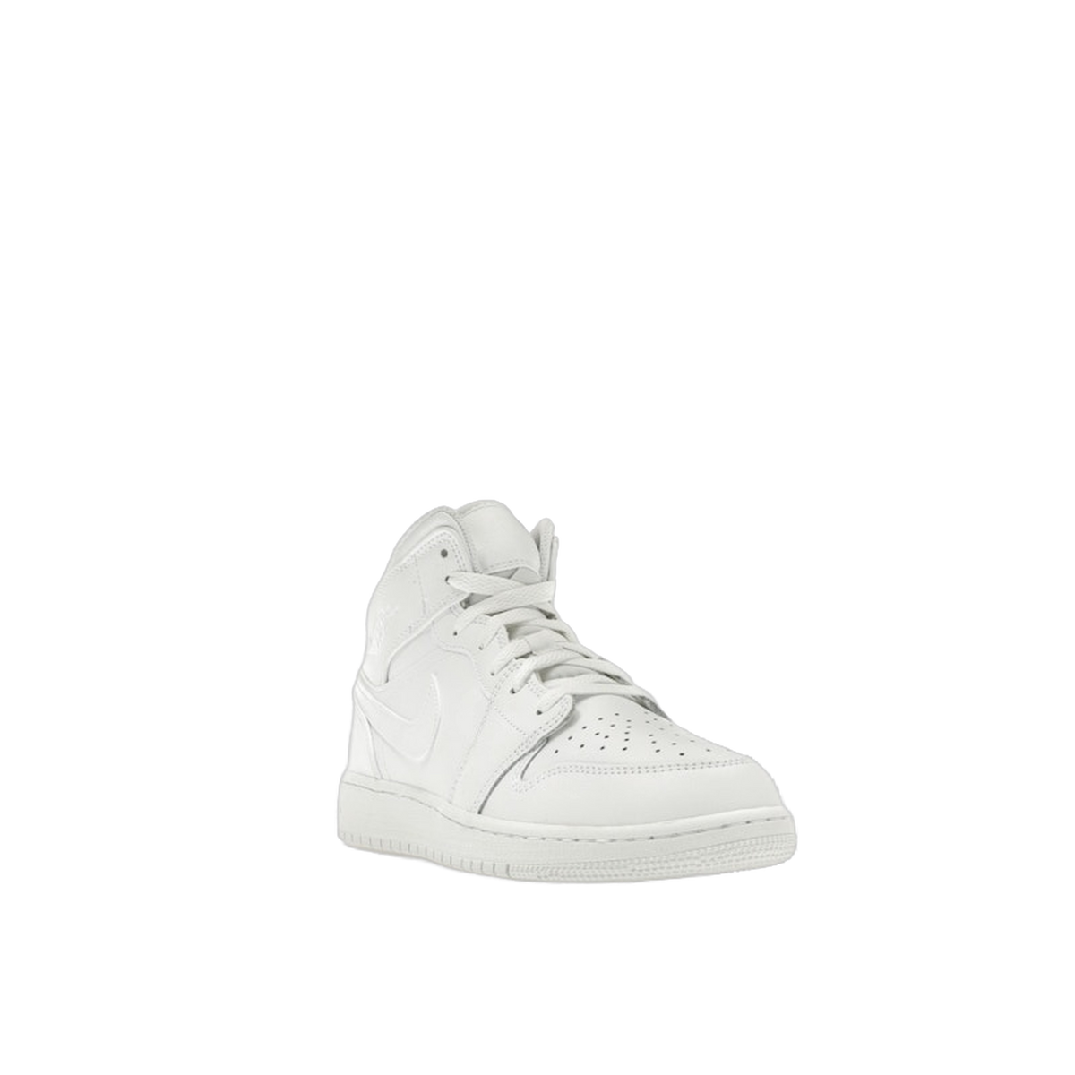 Jordan 1 Mid Triple White (2023) (GS) — kolab