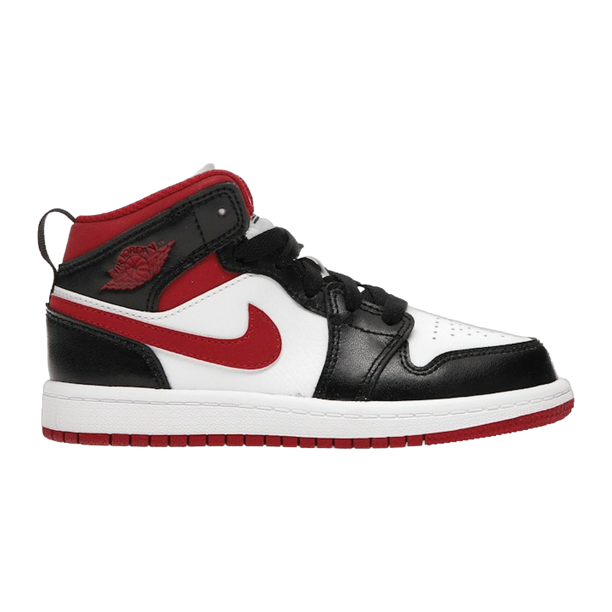 Jordan 1 Mid Gym Red Black White (PS) — kolab