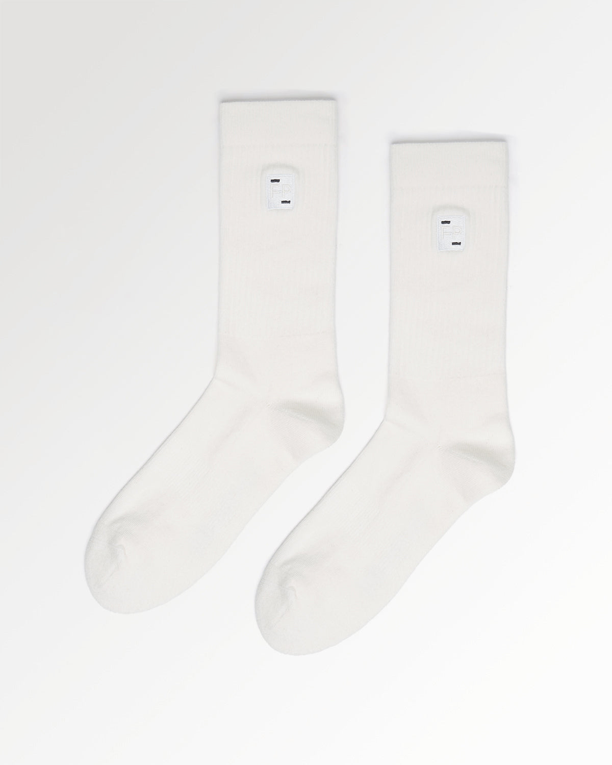 Socks Patch L/XL White