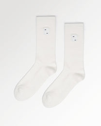 Socks Patch L/XL White