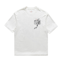 Air Jordan Brooklyn Oversized Graphic T-Shirt 'Sail/Off Black'