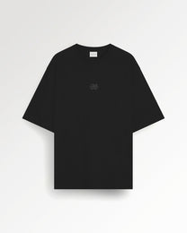 T-shirt Boxy Embroidered Black