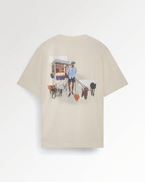 T-shirt Dog Walker Antique White