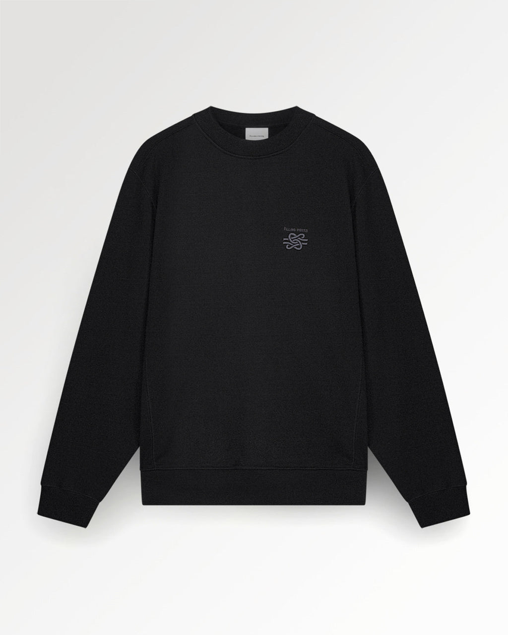Sweatshirt Embroidered Knot Black