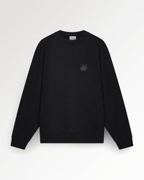 Sweatshirt Embroidered Knot Black