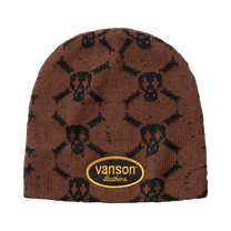 Supreme x Vanson Leathers Skull Beanie 'Brown'