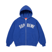 Supreme Arc Thermal Lined Zip Up Hooded Sweatshirt 'Royal'