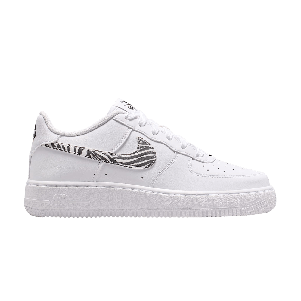 Nike Air Force 1 'GS 'Zebra Swoosh'