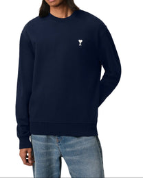 Sweatshirt Ami De Coeur – Ami Paris – Bleu Marine Blanc