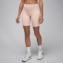 Jordan Sport Women's High-Waisted 7" Bike Shorts Particle Beige/White