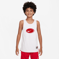 Nike Culture of Basketball Older Kids' Reversible Jersey White/University Red/University Red