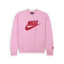 Nike x Nigo NRG Fleece Crew Sweatshirt Pink