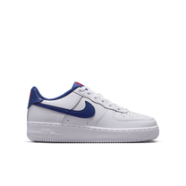 Nike Air Force 1 White Deep Royal Blue GS