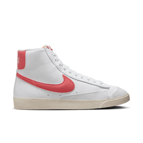 Nike Blazer Mid '77 Women's Shoes White/Red Stardust/Sail/Adobe