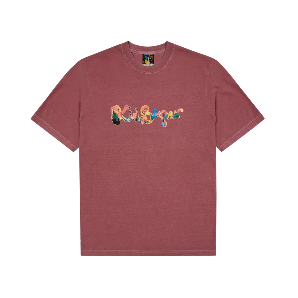 Blotchy Logo Tee Crimson