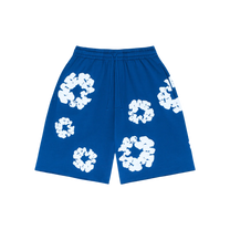 Denim Tears The Cotton Wreath Shorts - Royal Blue