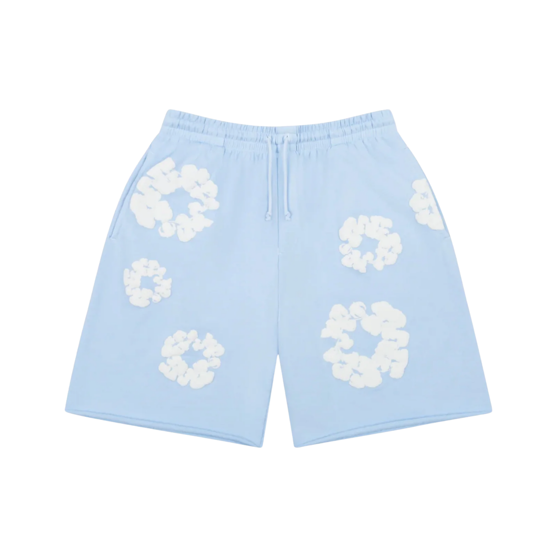 Denim Tears The Cotton Wreath Shorts - Powder Blue