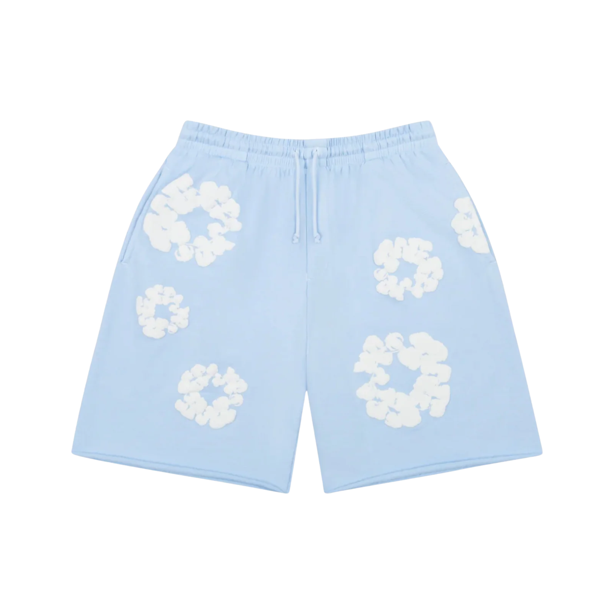 Denim Tears The Cotton Wreath Shorts - Powder Blue