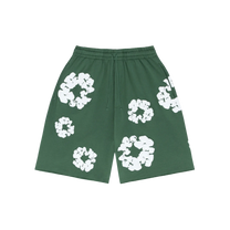 Denim Tears The Cotton Wreath Shorts - Green