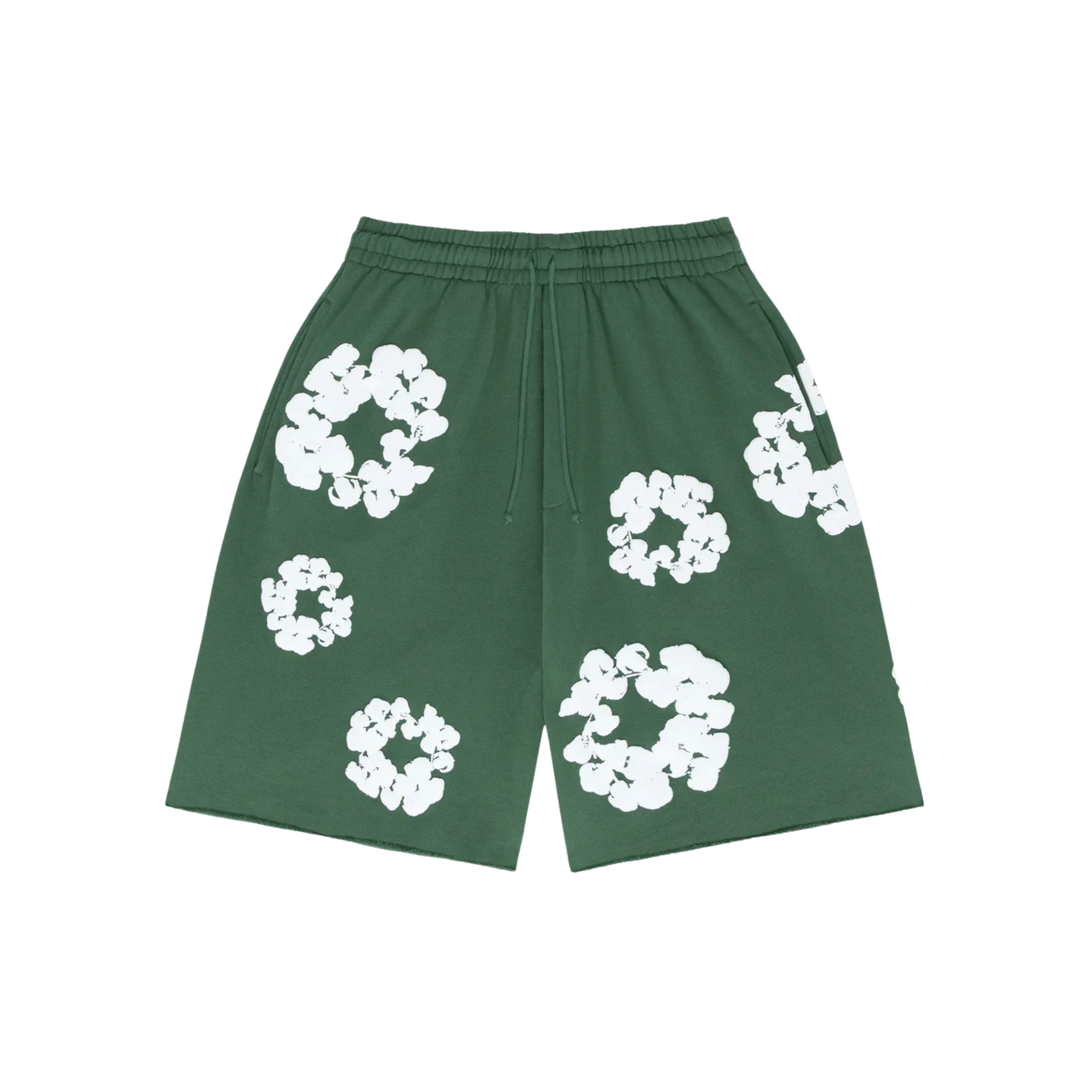 Denim Tears The Cotton Wreath Shorts - Green
