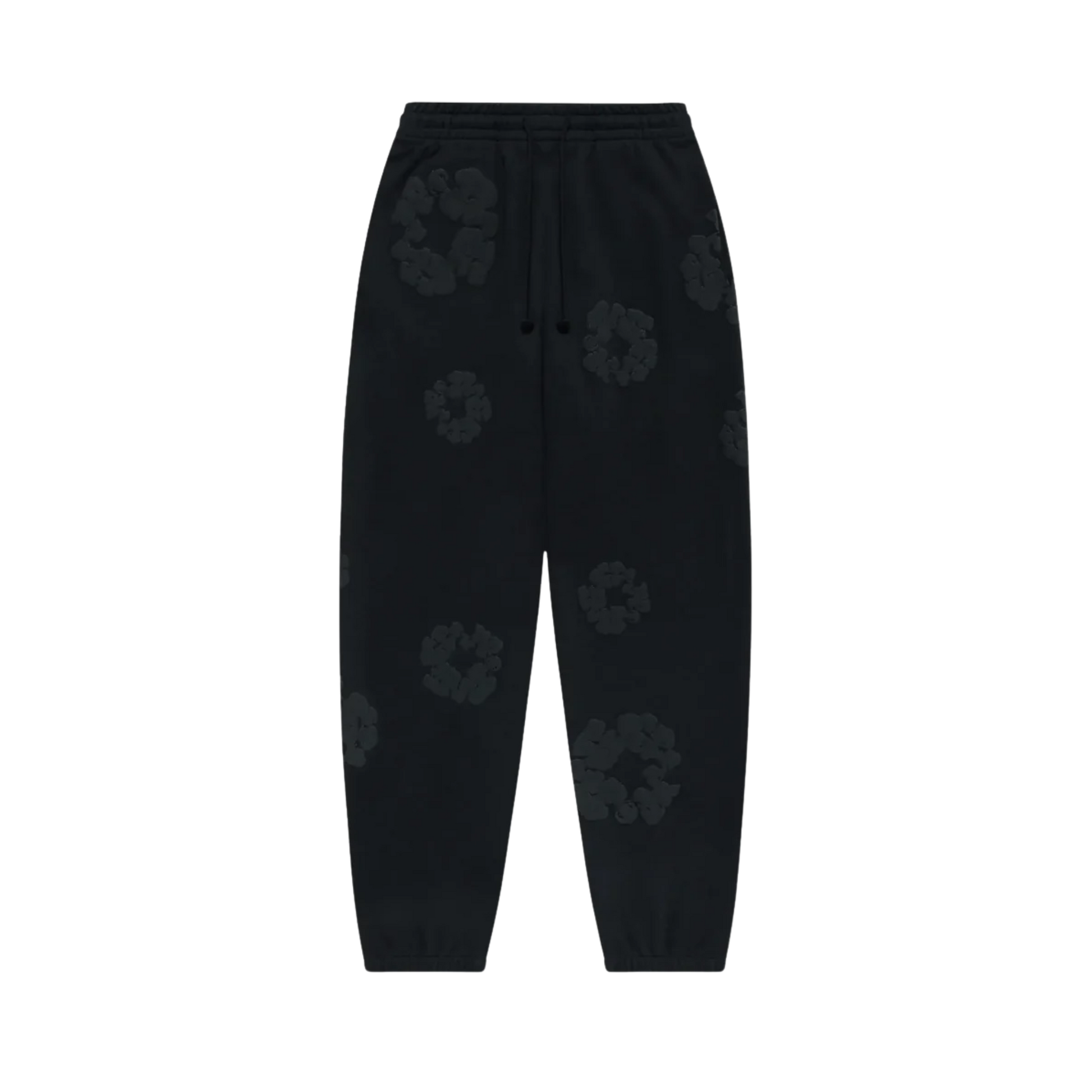 Denim Tears The Cotton Wreath Sweatpants - Black Monochrome