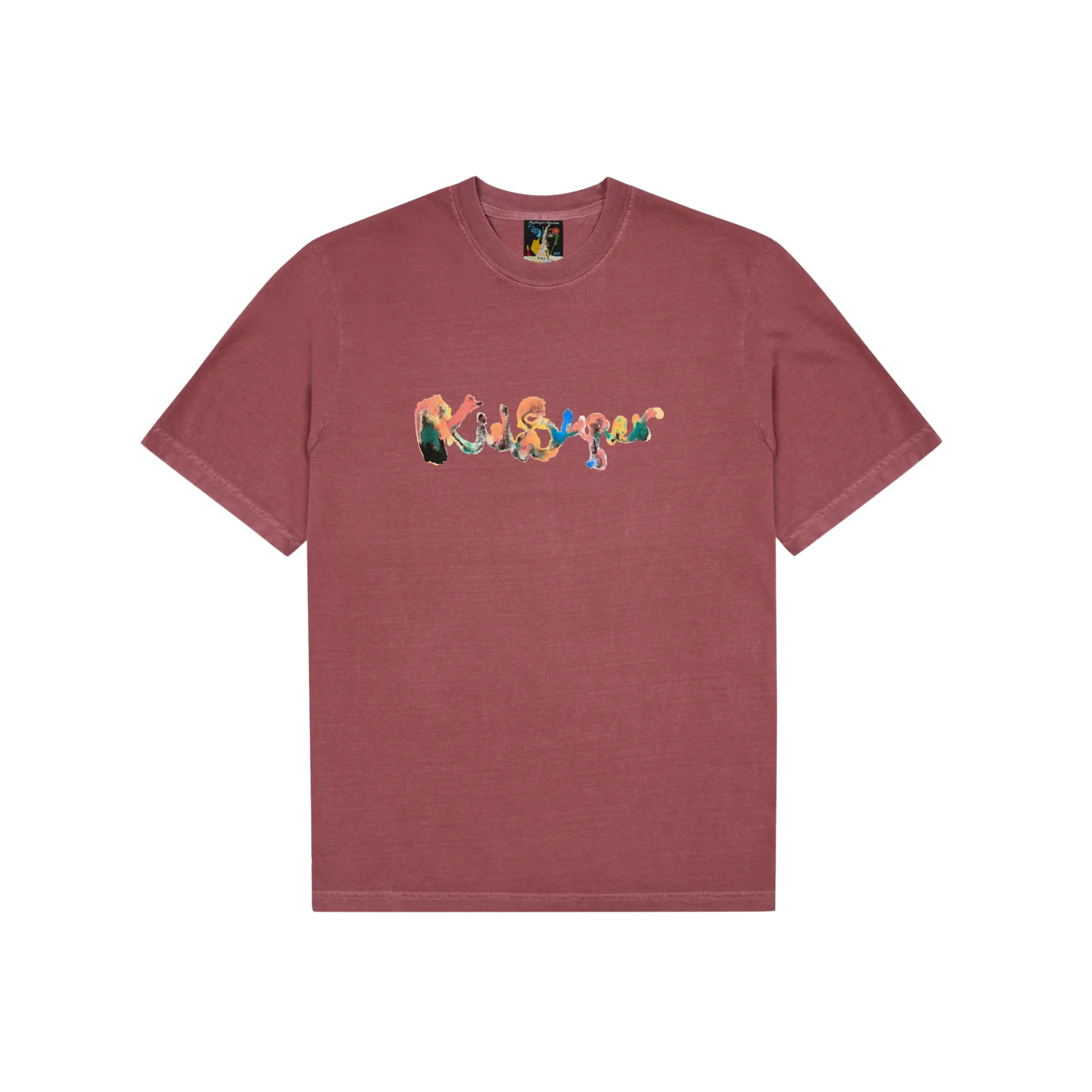 Blotchy Logo Tee Crimson