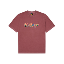 Blotchy Logo Tee Crimson