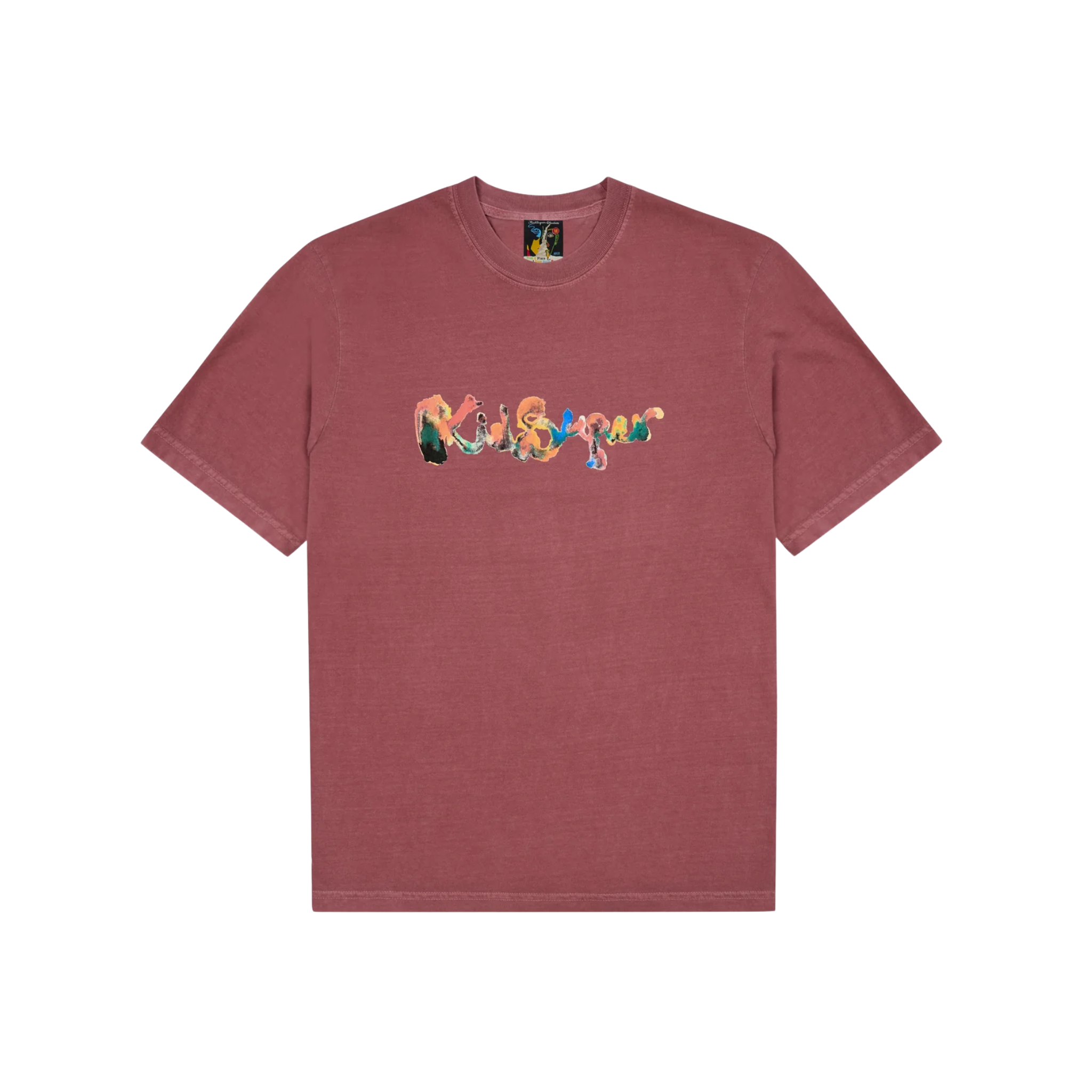 Blotchy Logo Tee Crimson
