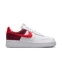 Nike Air Force 1 Low '07 White Light Crimson Gold Charm Bracelet (Women's)