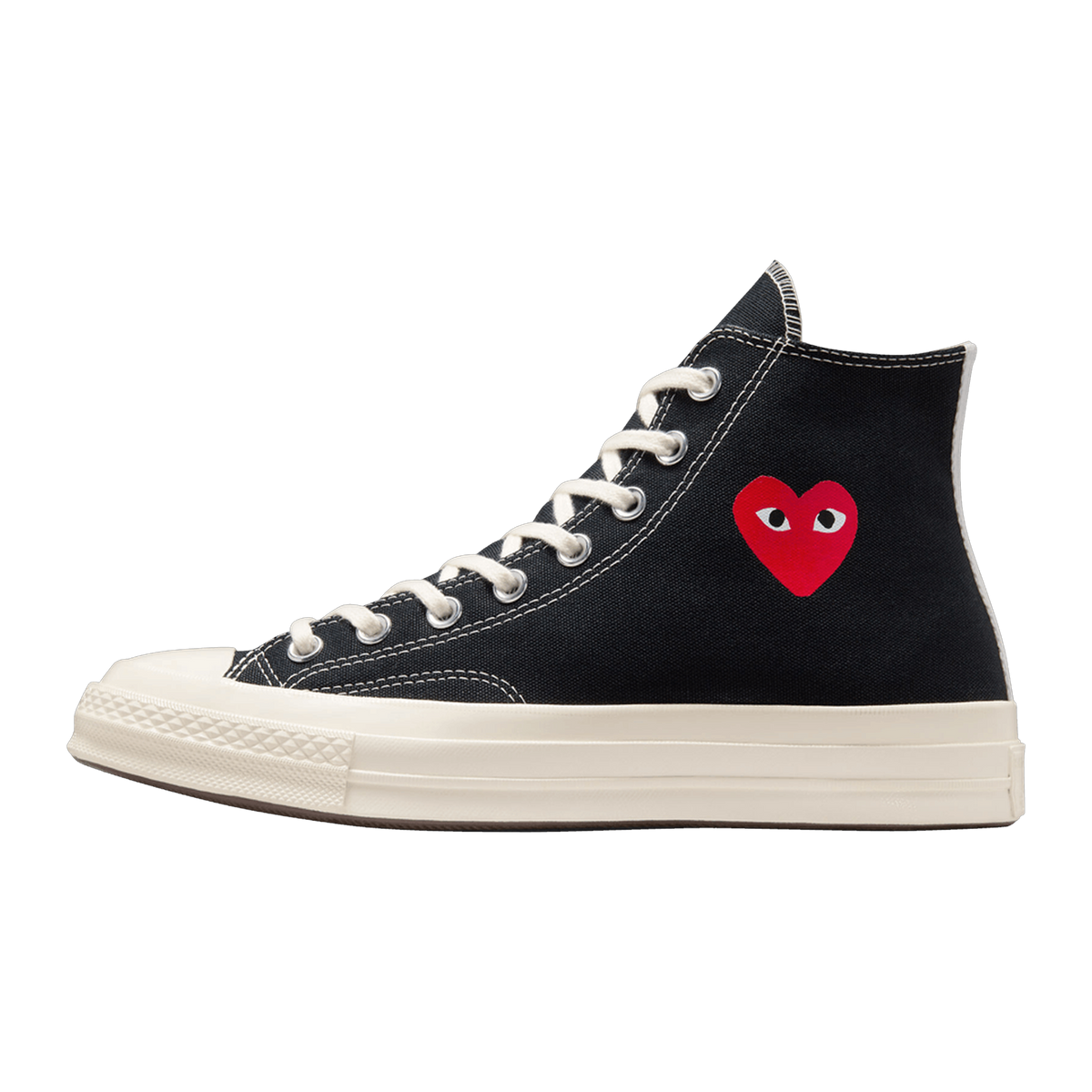 Converse Chuck Taylor All Star 70 Hi Comme des Garcons PLAY Single Heart Black