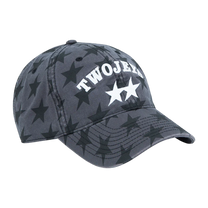 All-Over Black Dad Cap