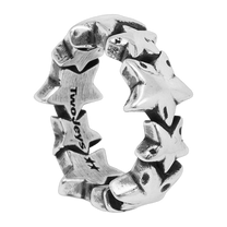 Two Jeys All-round Stars Ring Silver