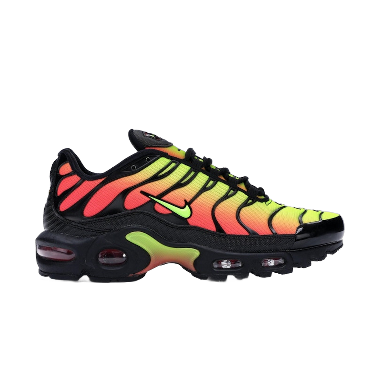 Nike Air Max Plus Black Volt Solar Red — kolab