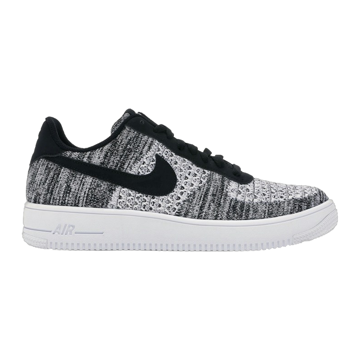 Nike Air Force 1 Flyknit 2 Black Pure Platinum — kolab