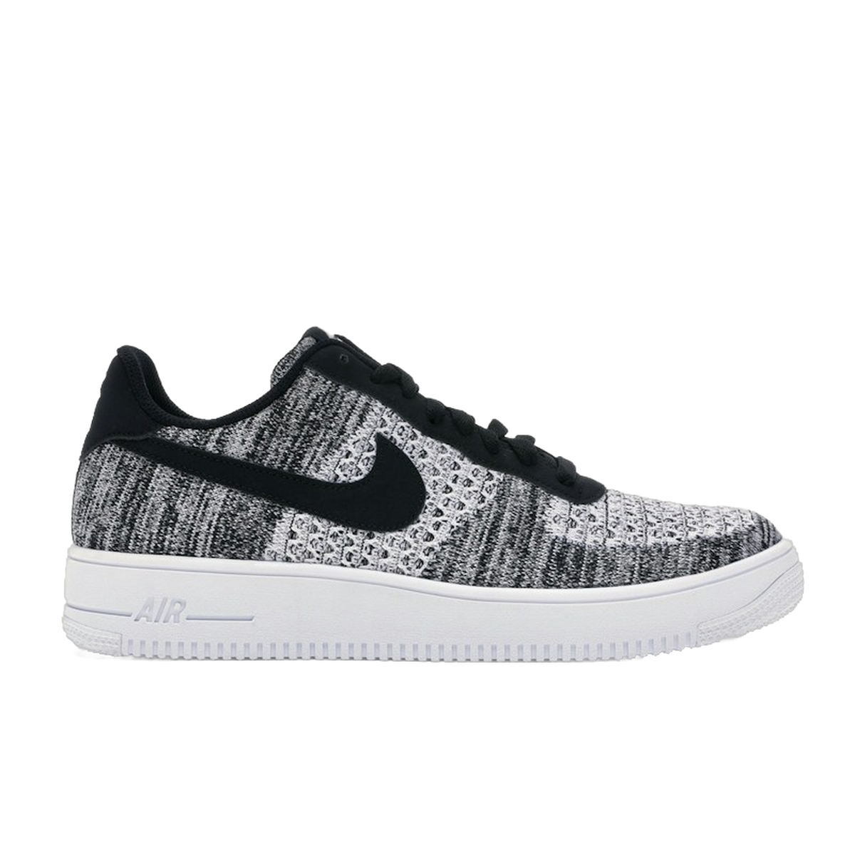 Nike Air Force 1 Flyknit 2 Black Pure Platinum — kolab