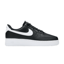 Nike Air Force 1 Low &#39;07 Black White Pebbled Leather