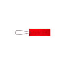 Supreme Reflective Keychain Red