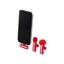 Supreme Mini Mics (Set Of 2) Red