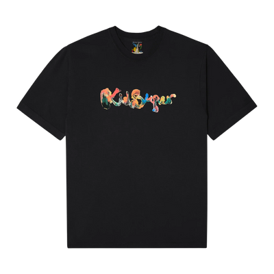 Blotchy Logo Tee Black