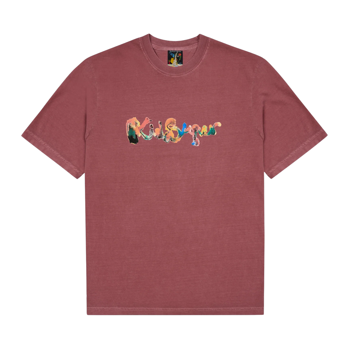Blotchy Logo Tee Crimson