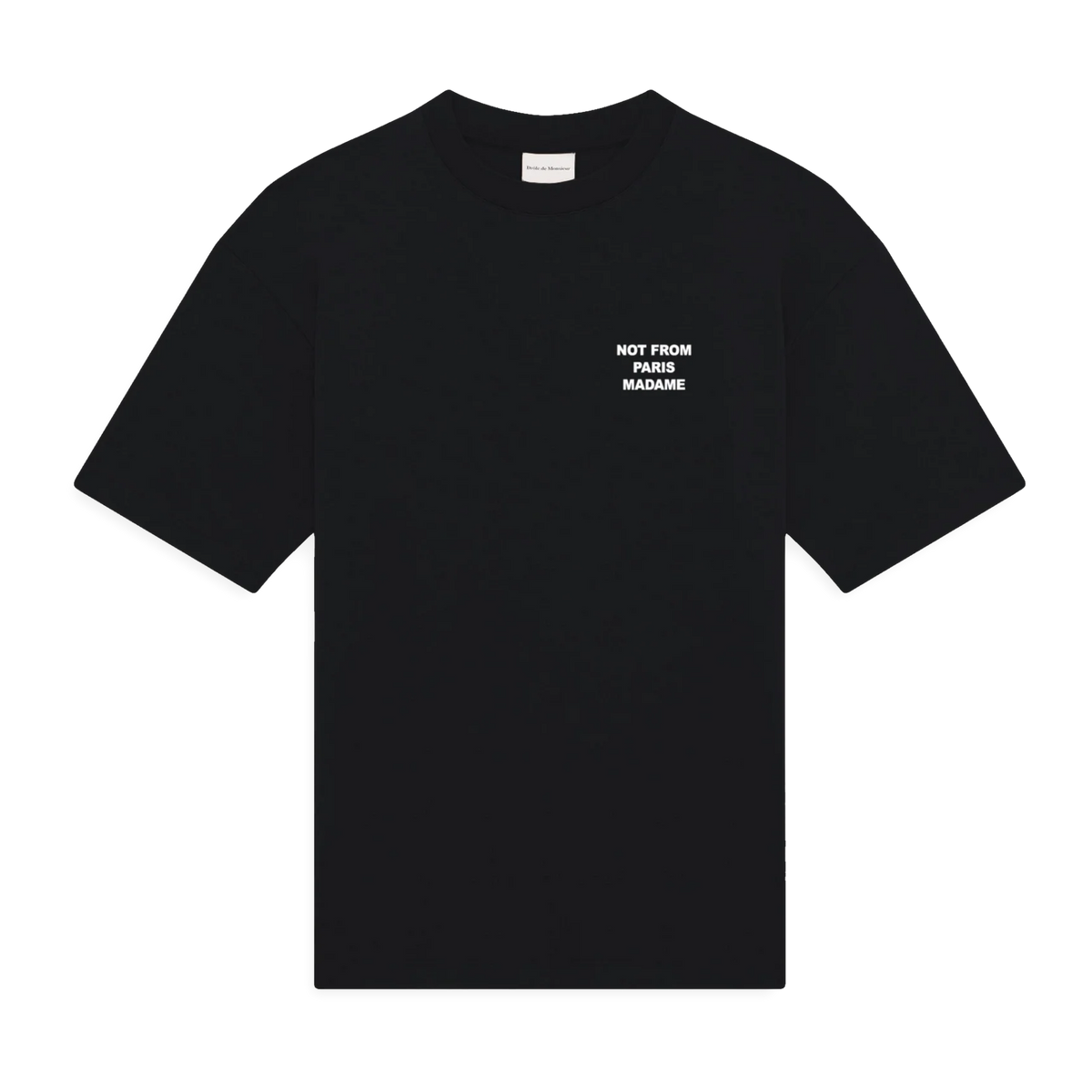 Bold T-shirt Slogan Black