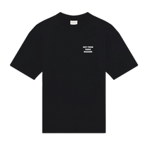 Bold T-shirt Slogan Black