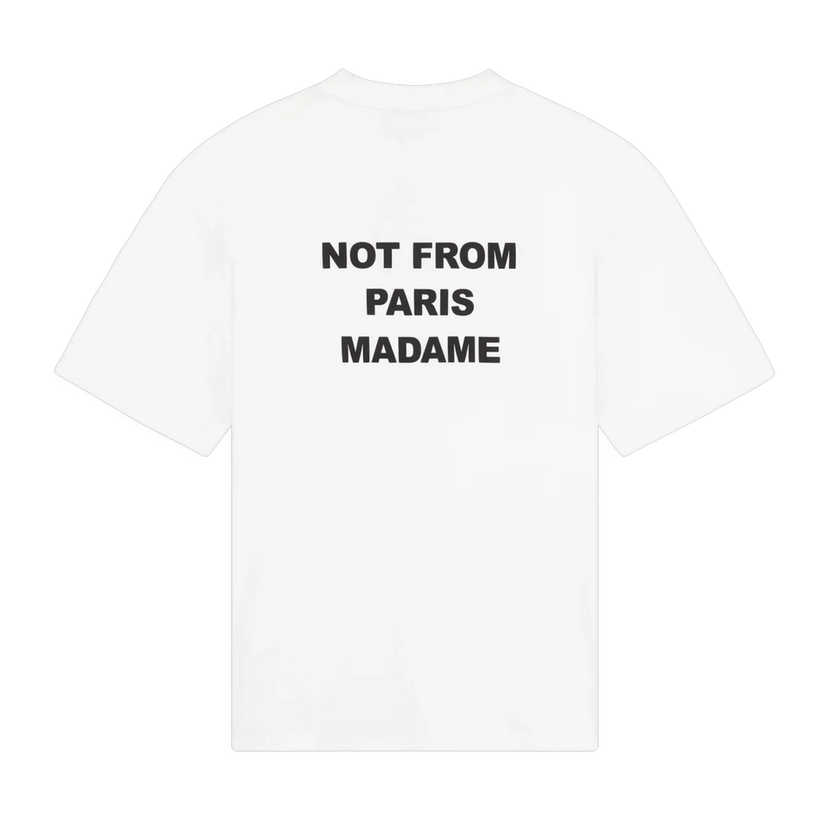 Bold T-shirt Slogan White