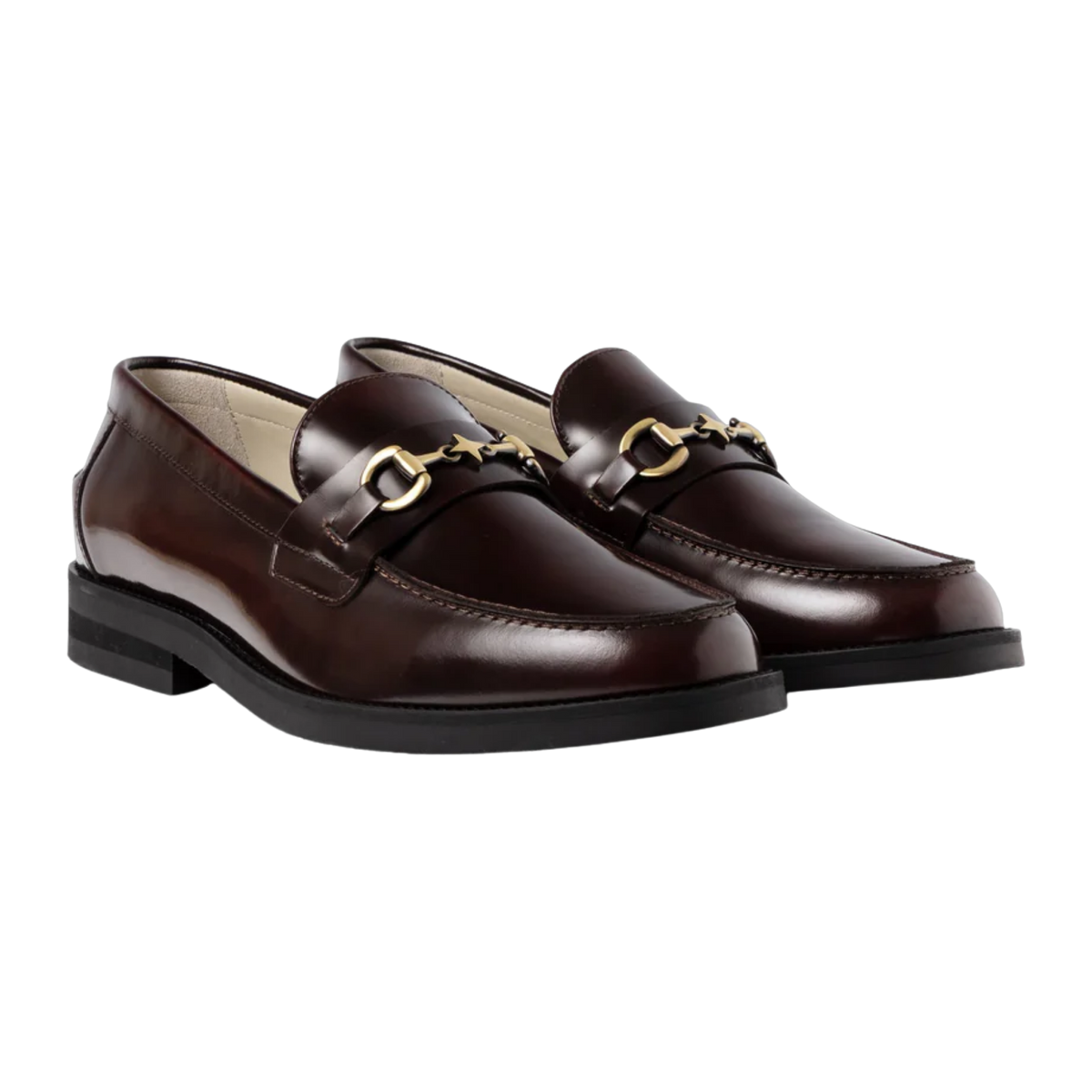 Buffed Red Bit Loafer