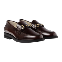 Buffed Red Bit Loafer